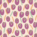 Cloud 9 Fabric Organic Cotton, Blooming Revelry, Tossed Tulips from Jaycotts Sewing Supplies