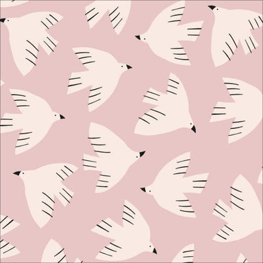 Cloud 9 Fabric Organic Cotton, Easy Weekend, Glide Pink from Jaycotts Sewing Supplies