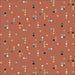 Cloud 9 Fabric Organic Cotton, Wild Things, Grid Points Terracotta from Jaycotts Sewing Supplies