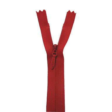 YKK Number 5 Heavy Duty Concealed Zips RED from Jaycotts Sewing Supplies
