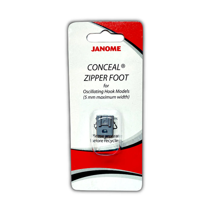 Janome Concealed Zip Foot from Jaycotts Sewing Supplies