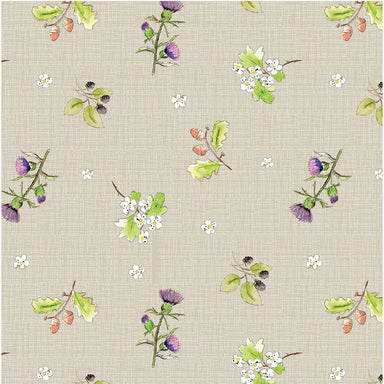 A Country Walk Organic Cotton Fabric, Wild Flowers from Jaycotts Sewing Supplies