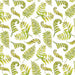 A Country Walk Organic Cotton Fabric, Ferns on White from Jaycotts Sewing Supplies