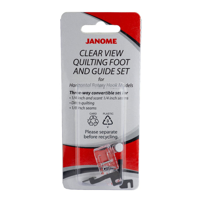 Janome Clear View Quilting Foot and Guide Set from Jaycotts Sewing Supplies