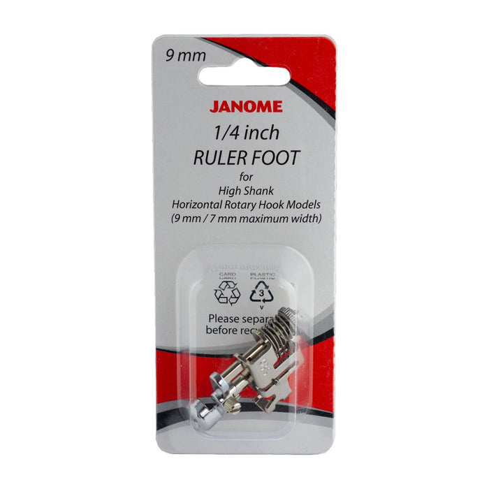Janome Ruler Foot Janome 1/4 inch Ruler Foot — jaycotts.co.uk - Sewing Supplies