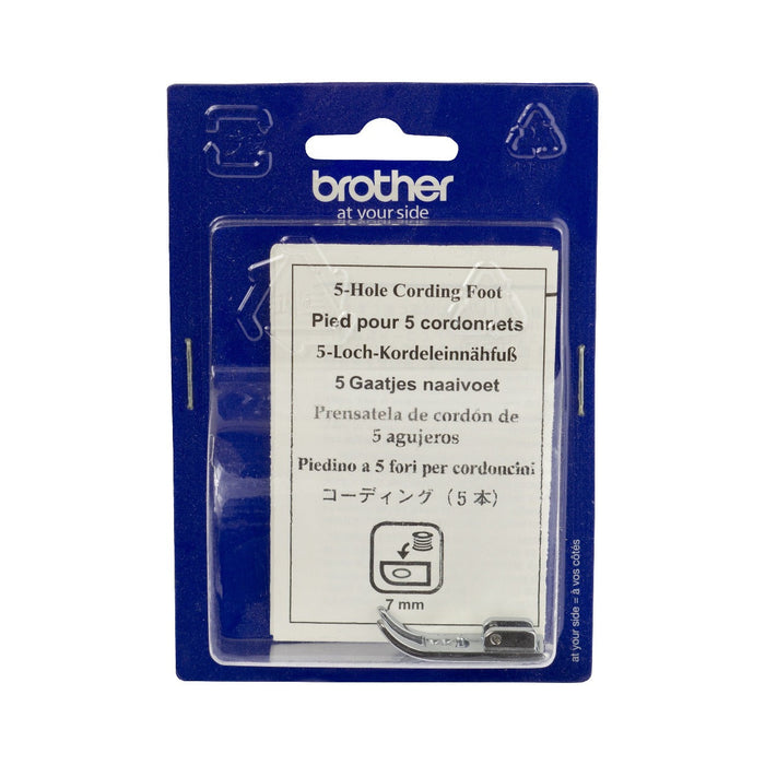 Brother Multi-hole Cording Foot (5 HOLE) from Jaycotts Sewing Supplies