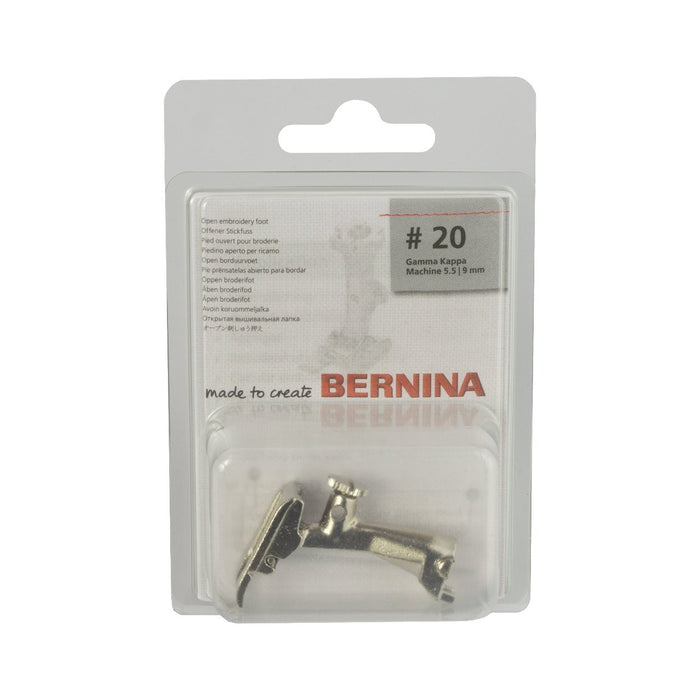 Bernina Foot 20 | Open Toe Embroidery Foot from Jaycotts Sewing Supplies