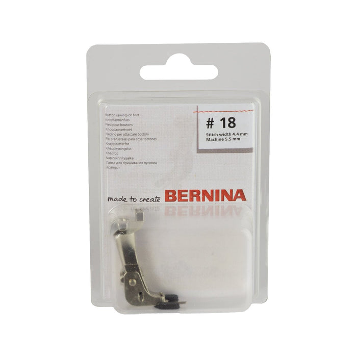 Bernina Foot 18 | Button Sew-on Foot from Jaycotts Sewing Supplies