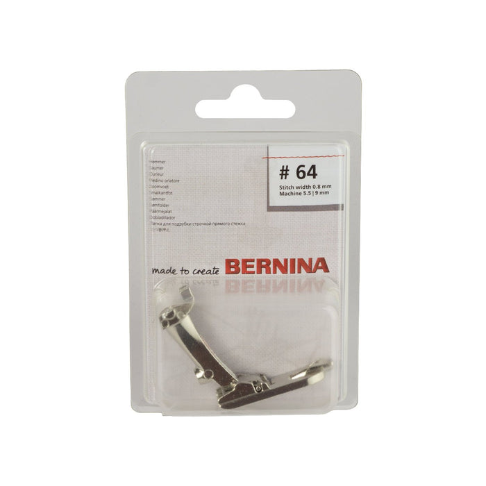 Bernina Foot 64 | Straight Stitch Narrow Hemmer 4mm from Jaycotts Sewing Supplies