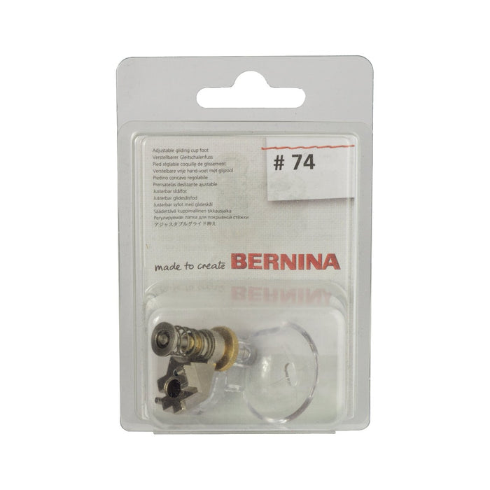 Bernina Foot 74 | Adjustable Gliding Cup Foot from Jaycotts Sewing Supplies