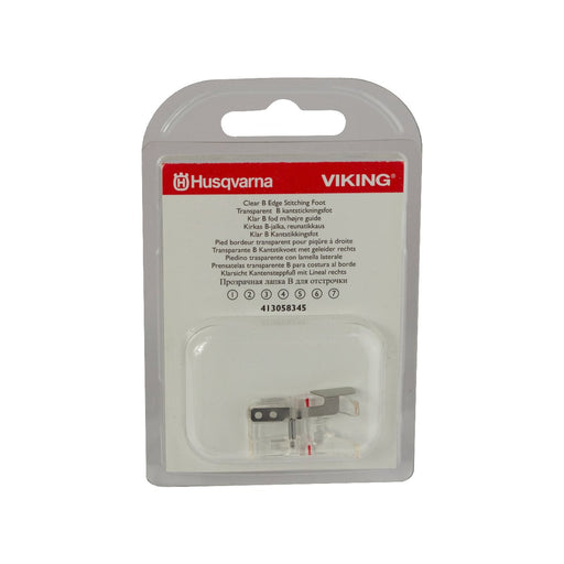 Husqvarna Viking Clear B Edge Stitching Foot from Jaycotts Sewing Supplies