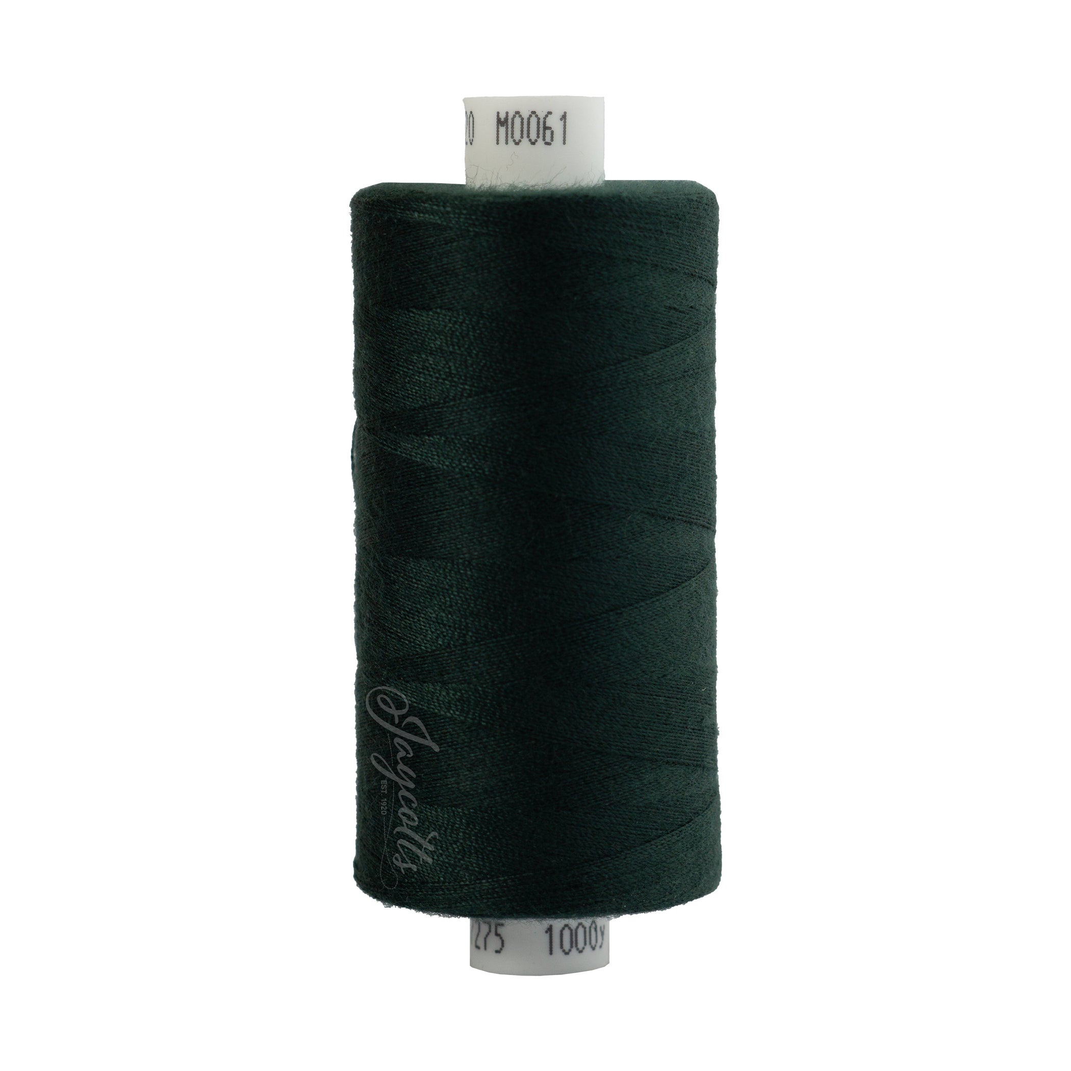Moon Thread Dark Green 1000 yard reels 99p from Jaycotts Sewing ...