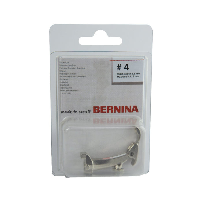 Bernina Foot 4 | Zipper Foot from Jaycotts Sewing Supplies