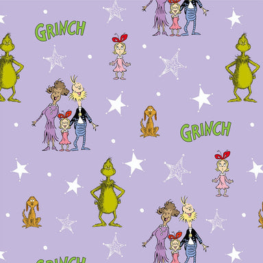 Dr Seuss Organic Cotton Fabric, Grinch from Jaycotts Sewing Supplies