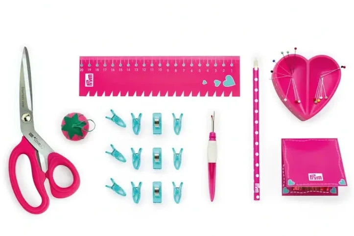 Prym Love Sewing Starter Set Pink from Jaycotts Sewing Supplies