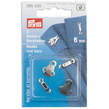 Prym Small Hook and Bars for skirts and trousers from Jaycotts Sewing Supplies