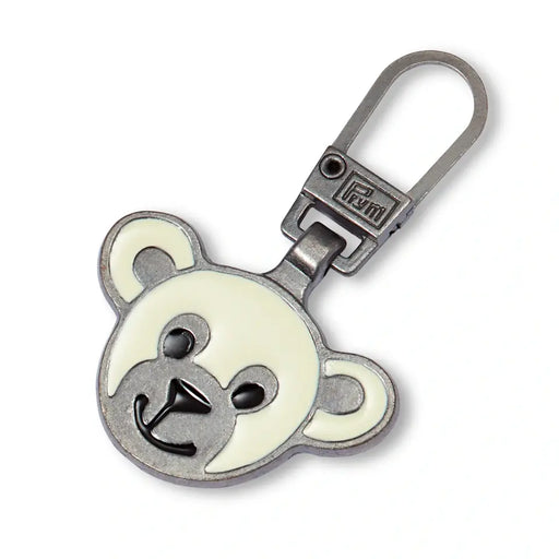 Zipper Puller White Teddy Bear from Jaycotts Sewing Supplies