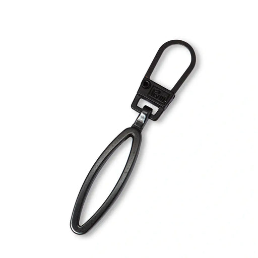 Zipper Puller Black Metal Loop from Jaycotts Sewing Supplies