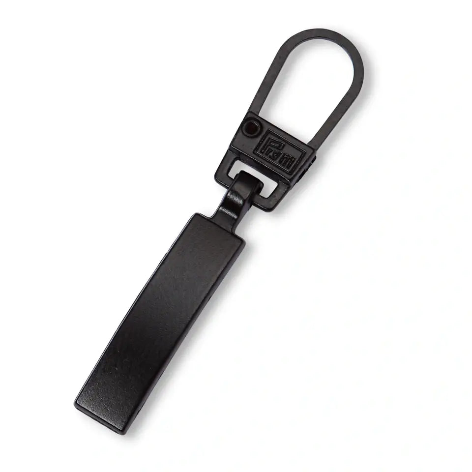 Prym Zip Puller: Simple Black Metal — jaycotts.co.uk - Sewing Supplies
