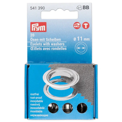 Prym Colour Eyelets 11mm | Packs of 20 from Jaycotts Sewing Supplies