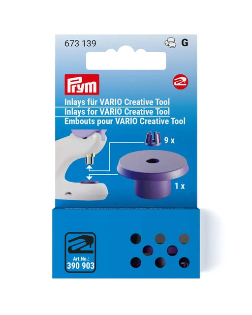 Prym replacement inlays for Vario Creative tool from Jaycotts Sewing Supplies