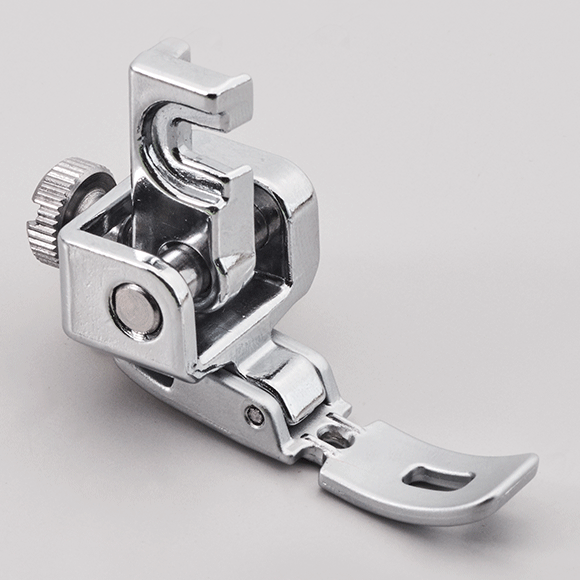 Adjustable zipper / piping foot for high shank F091 from Jaycotts Sewing Supplies