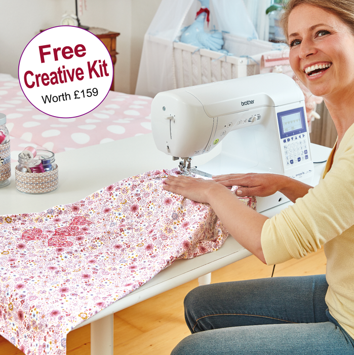 Brother F420 sewing machine with Free Kit worth £159 from Jaycotts Sewing Supplies