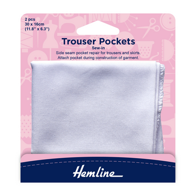 Hemline Trouser Pockets from Jaycotts Sewing Supplies