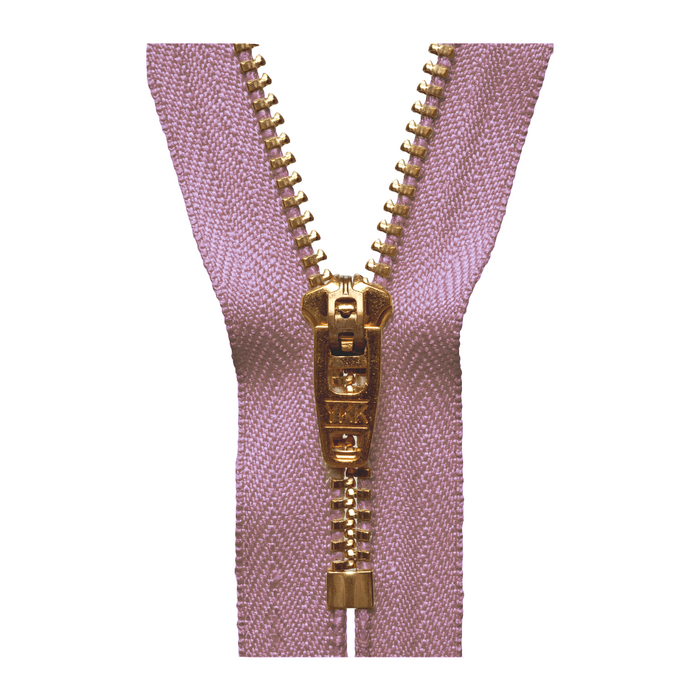 YKK Jeans Zip - Dusky Pink from Jaycotts Sewing Supplies