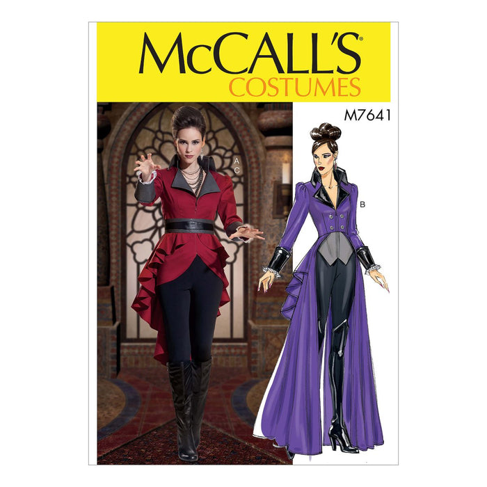 McCall's Sewing Pattern 7641 Misses' Jacket Costume with Belt from Jaycotts Sewing Supplies