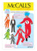 McCall's Sewing Pattern 7675 Fun Adult/Child/Boy's/Girl's Costumes from Jaycotts Sewing Supplies