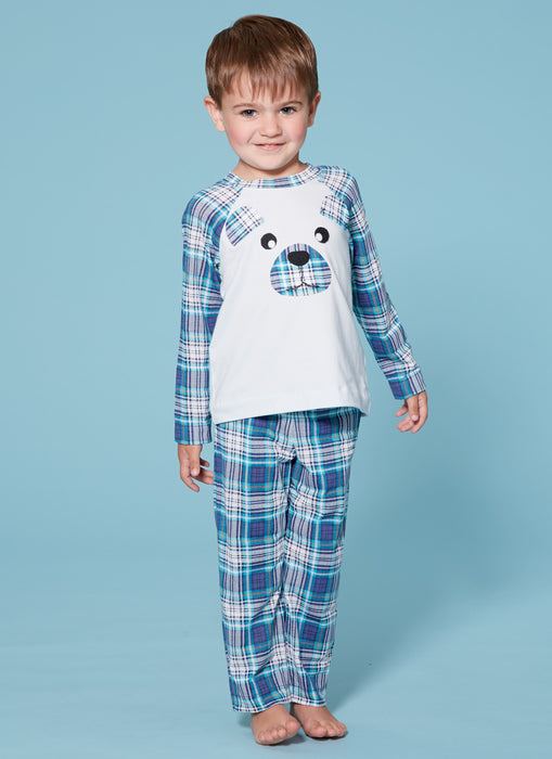 McCall's Sewing Pattern 7678 Children's Pyjamas from Jaycotts Sewing Supplies