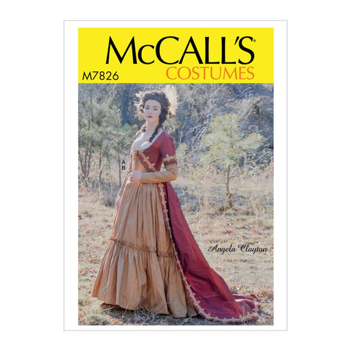 McCall's Sewing Pattern 7826 Misses' 18th Century Costume from Jaycotts Sewing Supplies