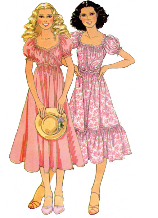 McCall's 8358 Vintage 70'S Wrap Dress Pattern by Laura Ashley from Jaycotts Sewing Supplies