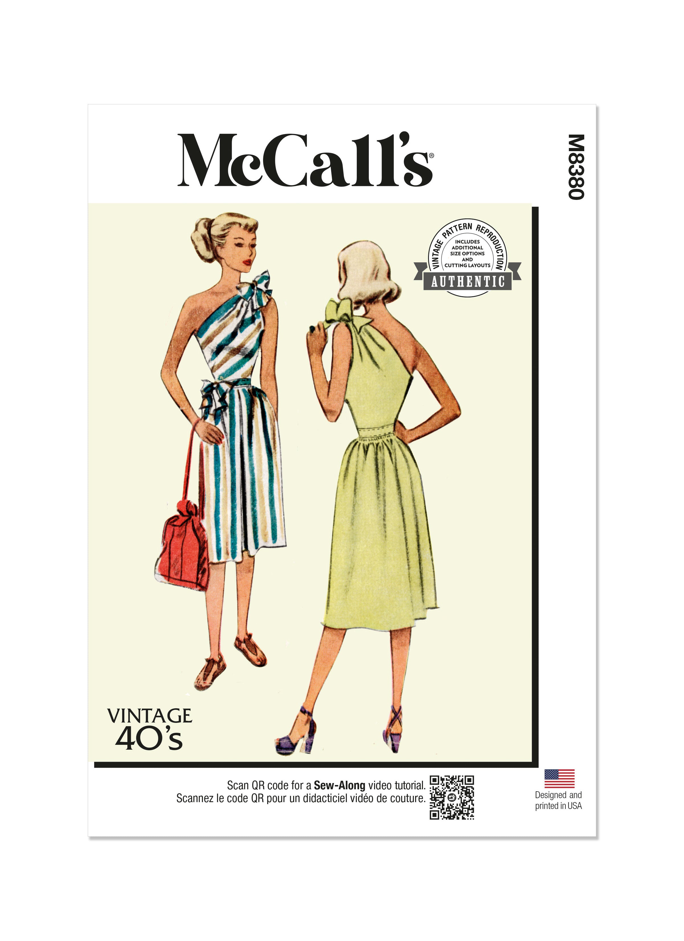 McCall's sewing pattern 8380 Misses' Dress from Jaycotts Sewing Supplies