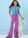 McCall's sewing pattern 8396 Girls' Shorts and Cargo Pants from Jaycotts Sewing Supplies