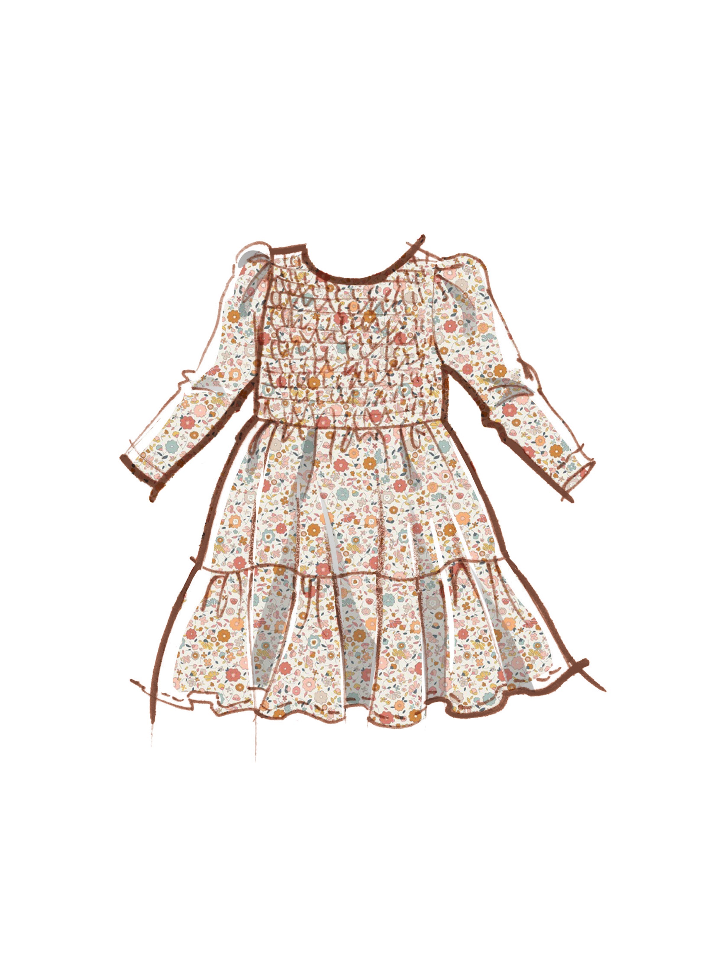 McCall's sewing pattern 8417 Children's Dress by Laura Ashley from Jaycotts Sewing Supplies