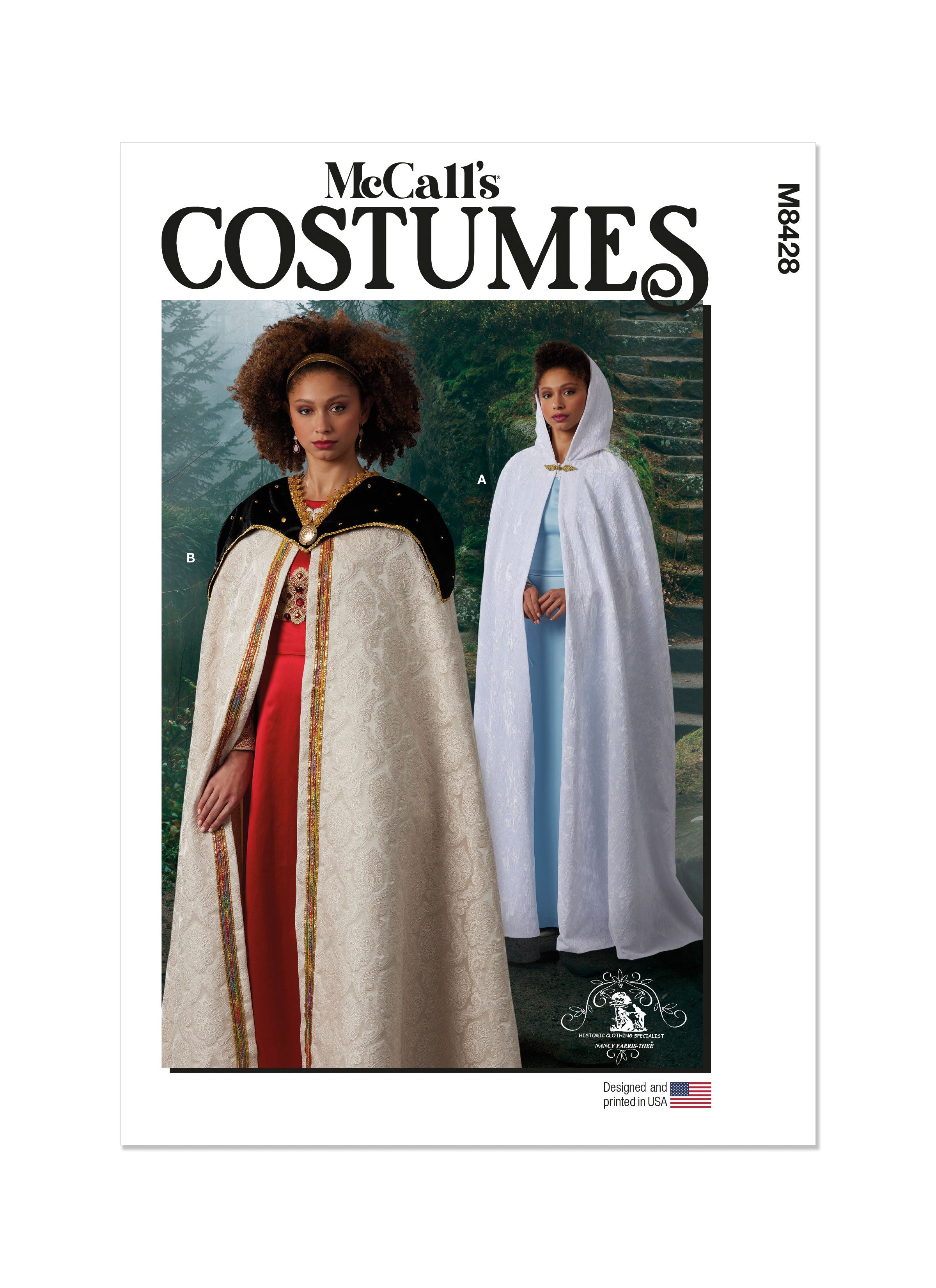 McCall's sewing pattern M8428 Misses' Cape Costume from Jaycotts Sewing Supplies