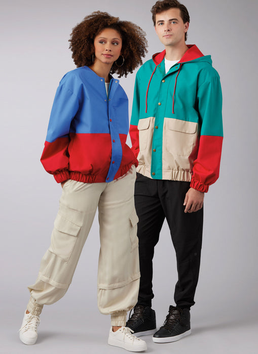 McCall's sewing pattern M8440 Unisex Jacket from Jaycotts Sewing Supplies