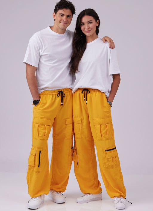 McCall's Sewing Pattern 8458 Unisex Cargo Pants and shorts from Jaycotts Sewing Supplies