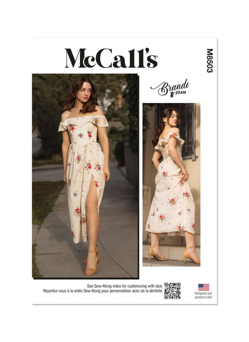 McCall's sewing pattern 8503 Dress by Brandi Joan from Jaycotts Sewing Supplies