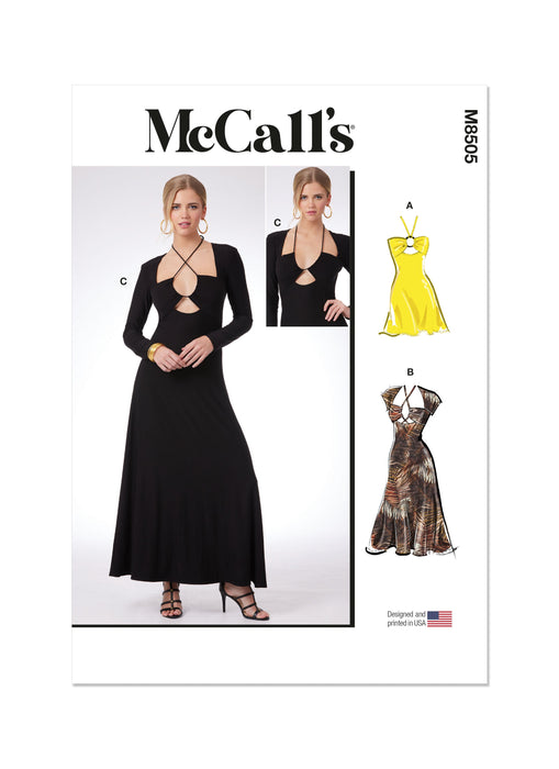 McCall's sewing pattern 8505 Knit Dresses