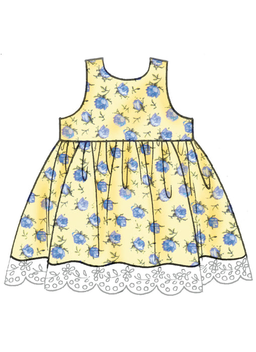 McCall's sewing pattern 8519 Infants' Dresses and Rompers by Laura Ashley from Jaycotts Sewing Supplies