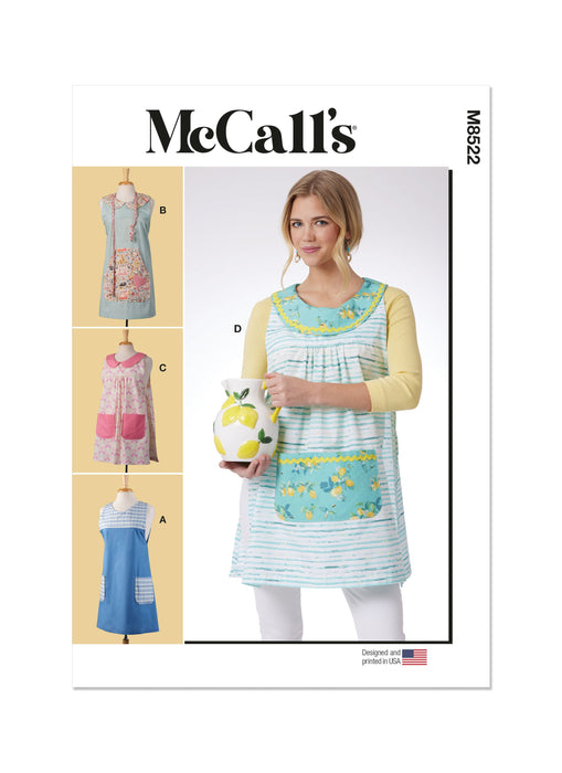 McCall's sewing pattern 8522 Cobbler Aprons from Jaycotts Sewing Supplies