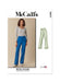 McCall's pattern 8527 Misses' Trousers by Melissa Watson for Palmer/Pletsch from Jaycotts Sewing Supplies