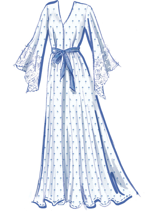 McCall's sewing pattern 8535 Nightgown in Two Lengths and Robe from Jaycotts Sewing Supplies