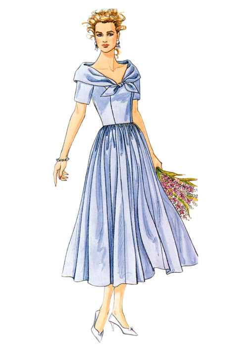 McCall's sewing pattern 8539 80's Dress by Laura Ashley from Jaycotts Sewing Supplies