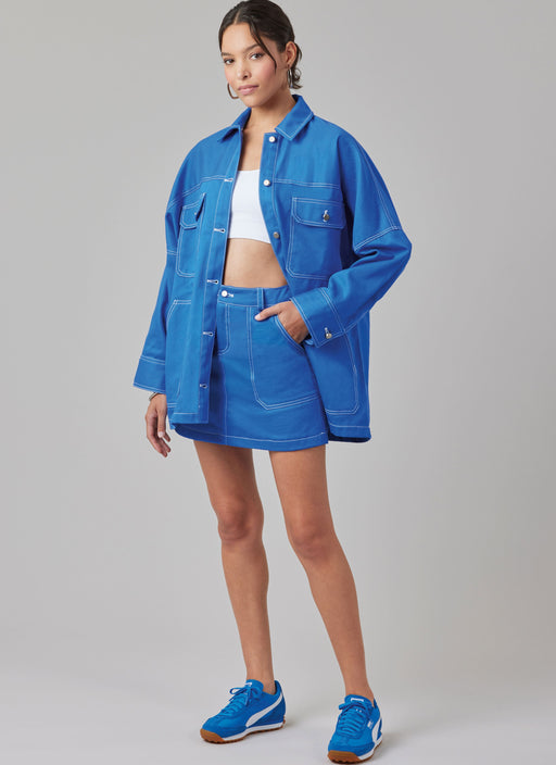 McCall's sewing pattern 8561 Misses' Jacket in Two Lengths and Skirt from Jaycotts Sewing Supplies
