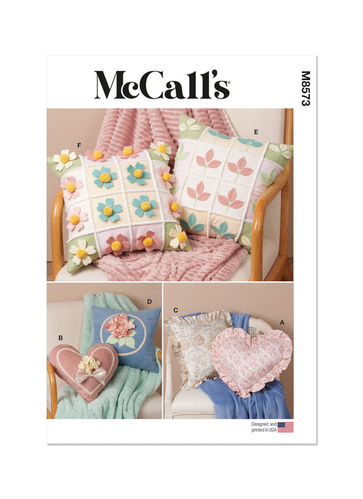 McCall's sewing pattern 8573 Pillows from Jaycotts Sewing Supplies
