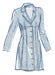 McCall's sewing pattern 8601 Fitted Button Front Mini Dress from Jaycotts Sewing Supplies